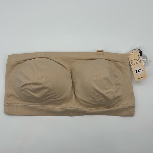 Truekind by Shapermint Convertible Strapless Bandeau Bra in Chai size 2X NWT - Picture 8 of 16